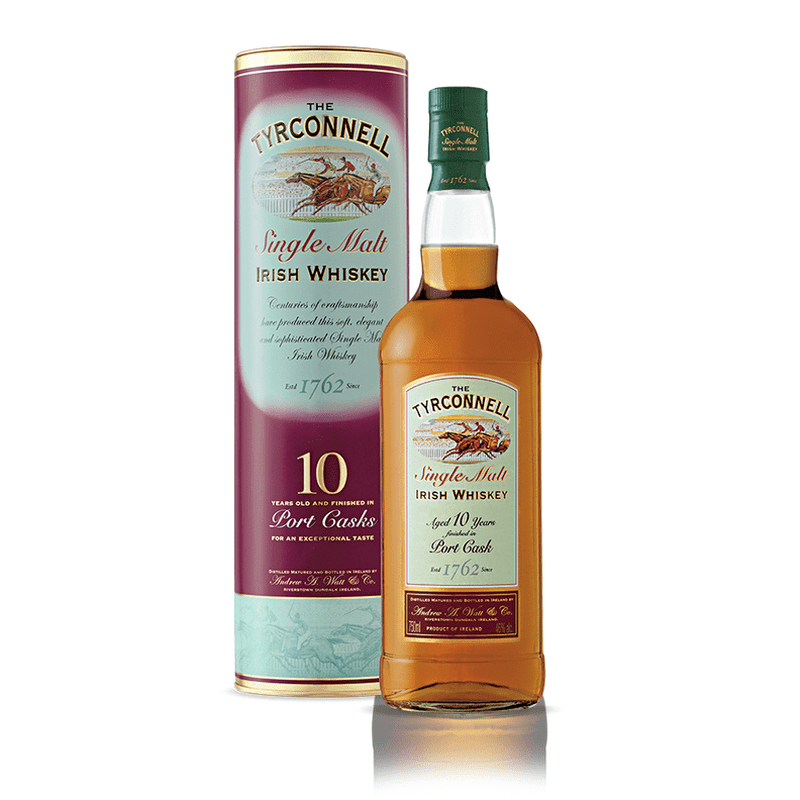 Tyrconnell 10 Year Old Port Cask Single Malt Irish Whiskey - Vintage Wine & Spirits