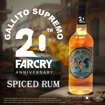 Ubisoft © Far Cry 6 20th Anniversary Gallito Supremo Spiced Rum Pre-Order - Vintage Wine & Spirits