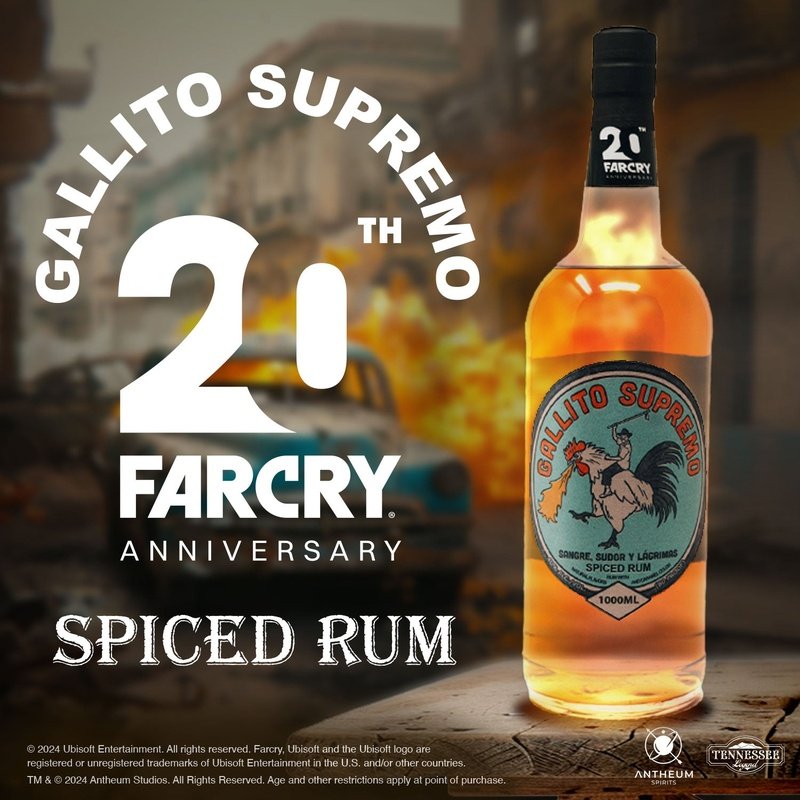 Ubisoft © Far Cry 6 20th Anniversary Gallito Supremo Spiced Rum - Vintage Wine & Spirits
