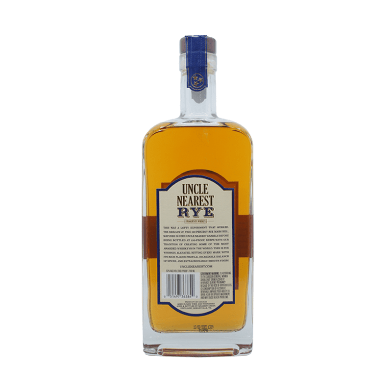 Uncle Nearest Straight Rye Whiskey - Vintage Wine & Spirits