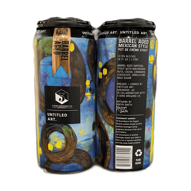 Untitled Art. Barrel Aged Mexican Style Pot de Créme Stout Beer 2-Pack - Vintage Wine & Spirits