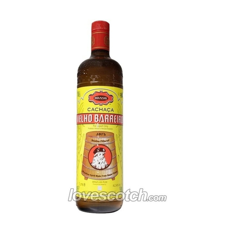 Velho Barreiro Cachaca Brazilian Rum 1 Liter . - Vintage Wine & Spirits