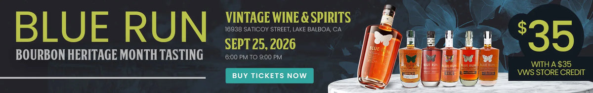 Vintage Wine and Spirits Blue Run Bourbon Tasting Event
