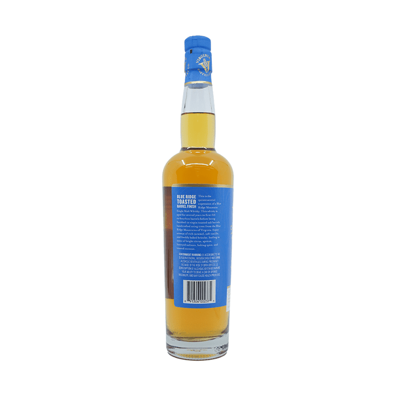 Virginia Distillery Co. Blue Ridge Select Toasted Barrel American Single Malt Whisky - Vintage Wine & Spirits
