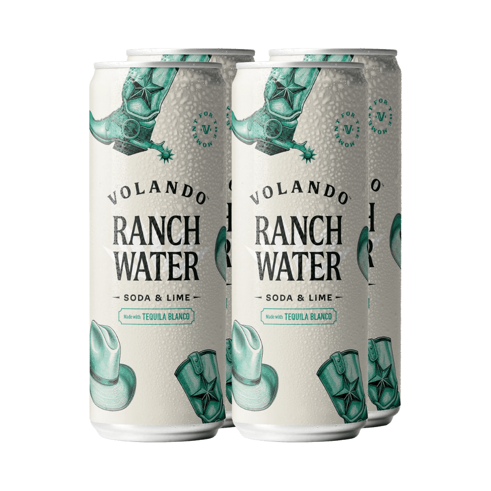 Volando Tequila Ranch Water Ready To Drink 4-Pack - Vintage Wine & Spirits