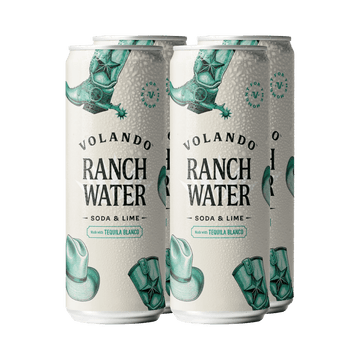 Volando Tequila Ranch Water Ready To Drink 4-Pack - Vintage Wine & Spirits