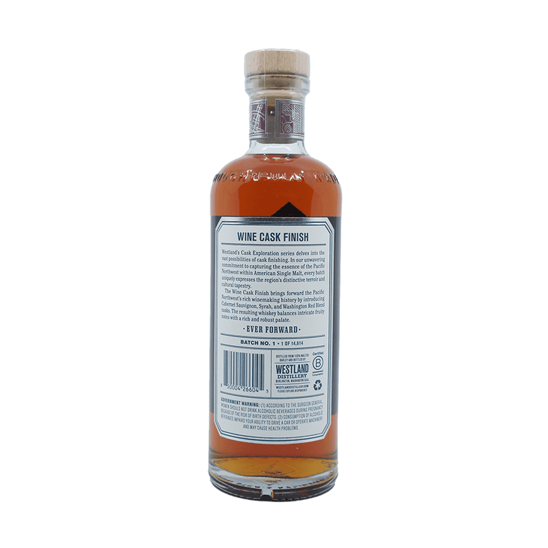 Westland 'Wine Cask Finish' American Single Malt Whiskey - Vintage Wine & Spirits