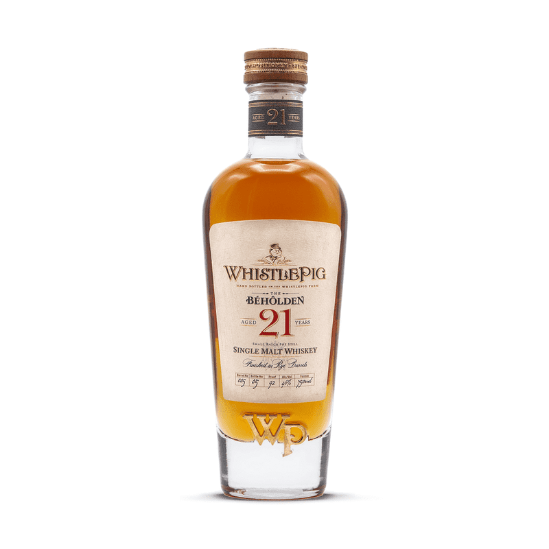 WhistlePig 21 Year Old 'The Beholden' Single Malt Whiskey - Vintage Wine & Spirits