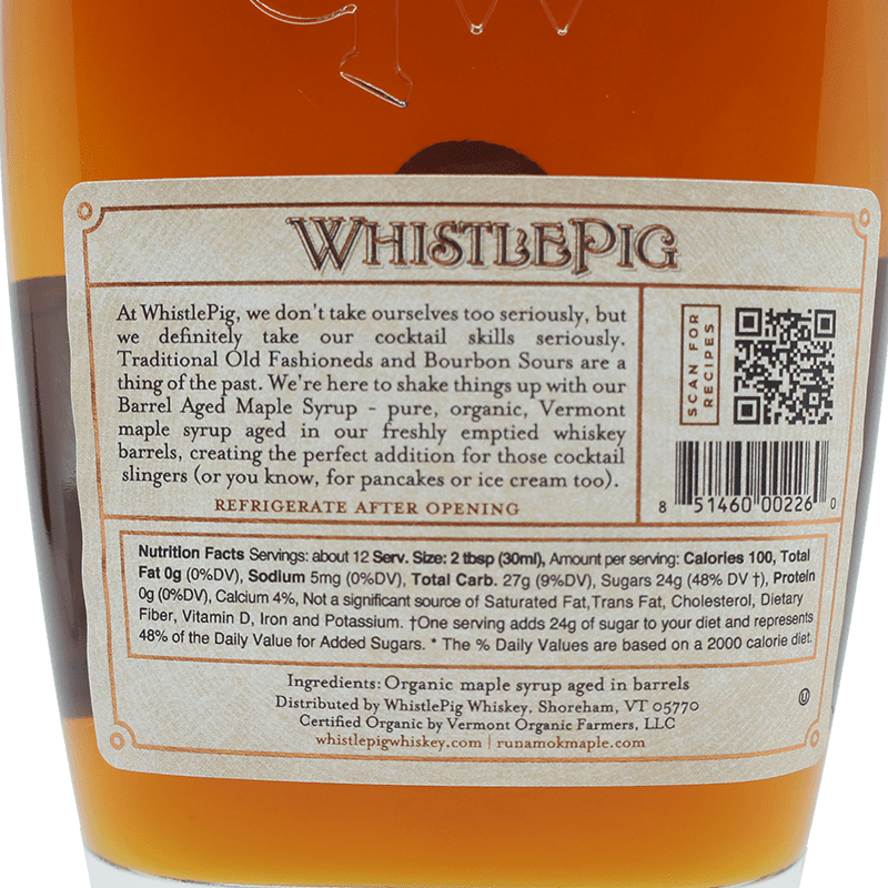 WhistlePig Maple Syrup - Vintage Wine & Spirits