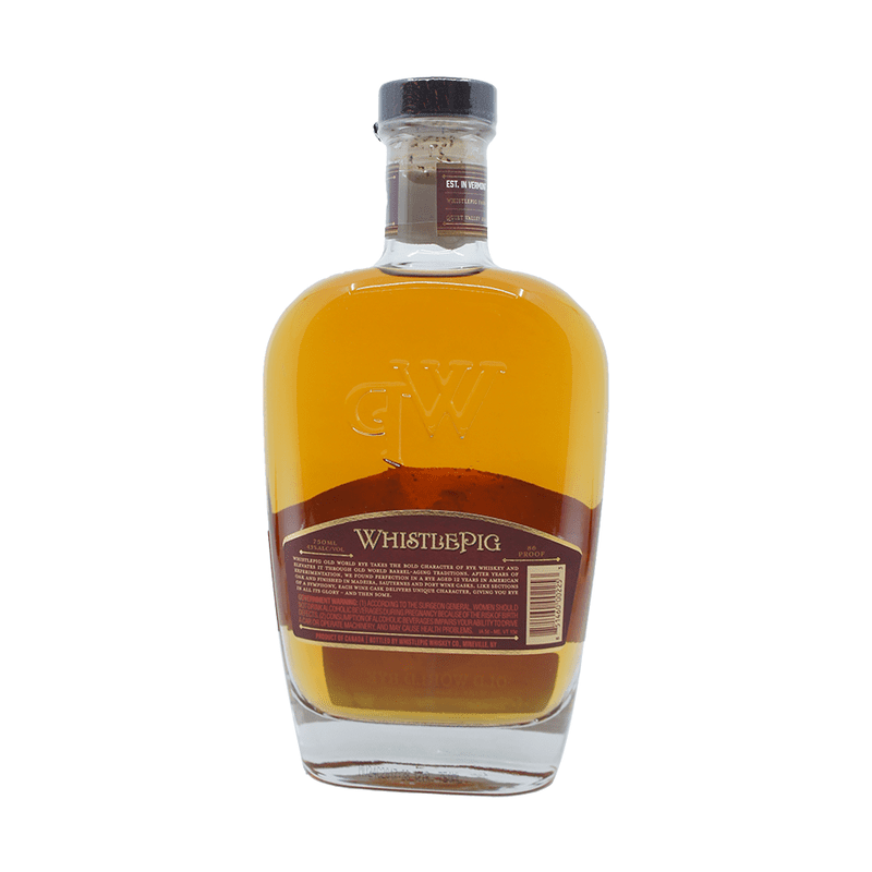 WhistlePig Old World Rye 12 Year Old Straight Rye Whiskey - Vintage Wine & Spirits