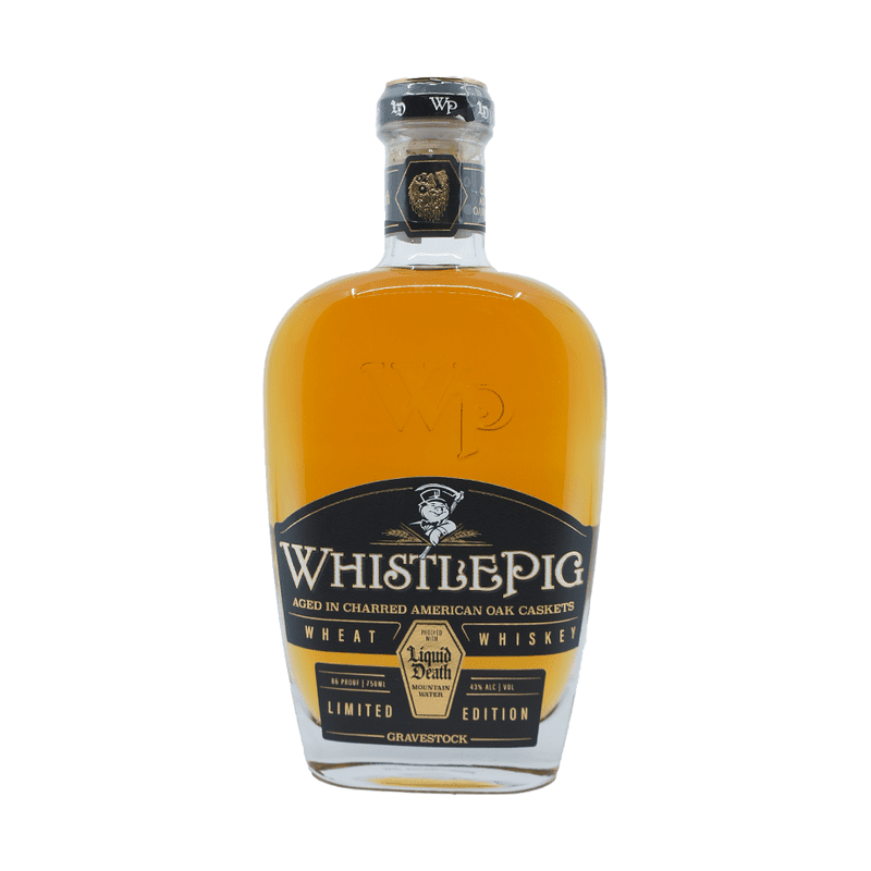 WhistlePig X Liquid Death Gravestock Wheat Whiskey - Vintage Wine & Spirits