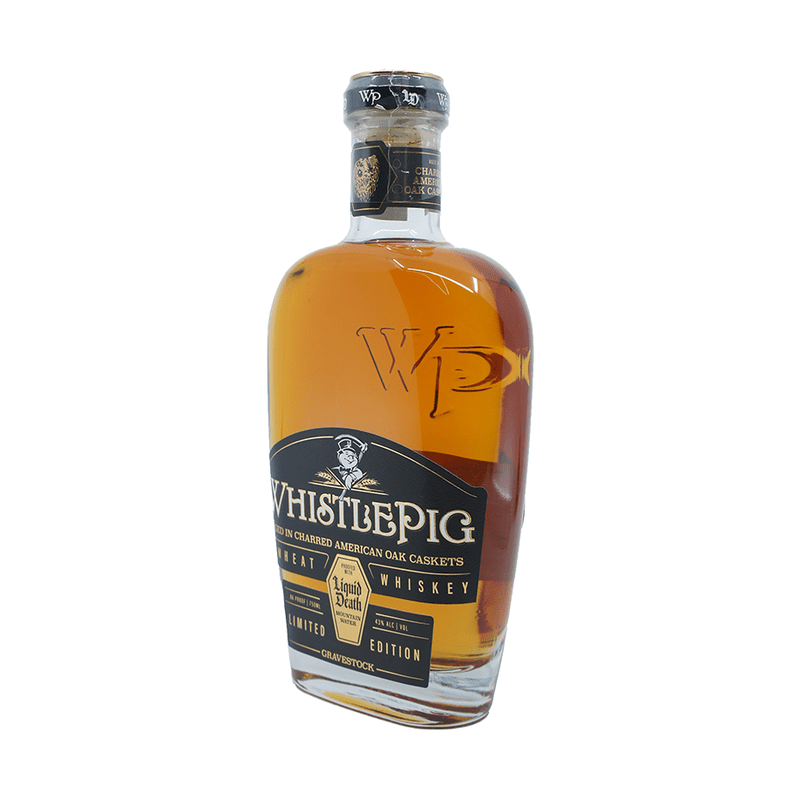 WhistlePig X Liquid Death Gravestock Wheat Whiskey - Vintage Wine & Spirits