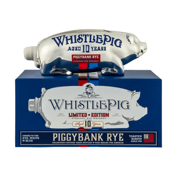 Whistlepig PiggyBank 10 Year Old RWB Rye Whiskey Liter - Vintage Wine & Spirits