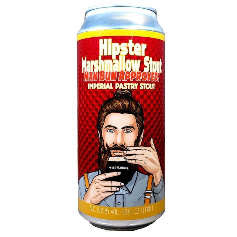 Wild Barrel Brewing 'Hipster Marshmallow Stout' Imperial Pastry Stout Beer 4-Pack - Vintage Wine & Spirits