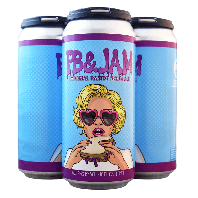 Wild Barrel Brewing 'PB & Jam' Imperial Pastry Sour Ale Beer 4-Pack - Vintage Wine & Spirits