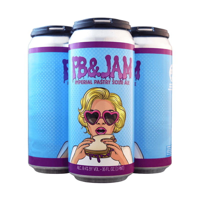 Wild Barrel Brewing 'PB & Jam' Imperial Pastry Sour Ale Beer 4-Pack - Vintage Wine & Spirits