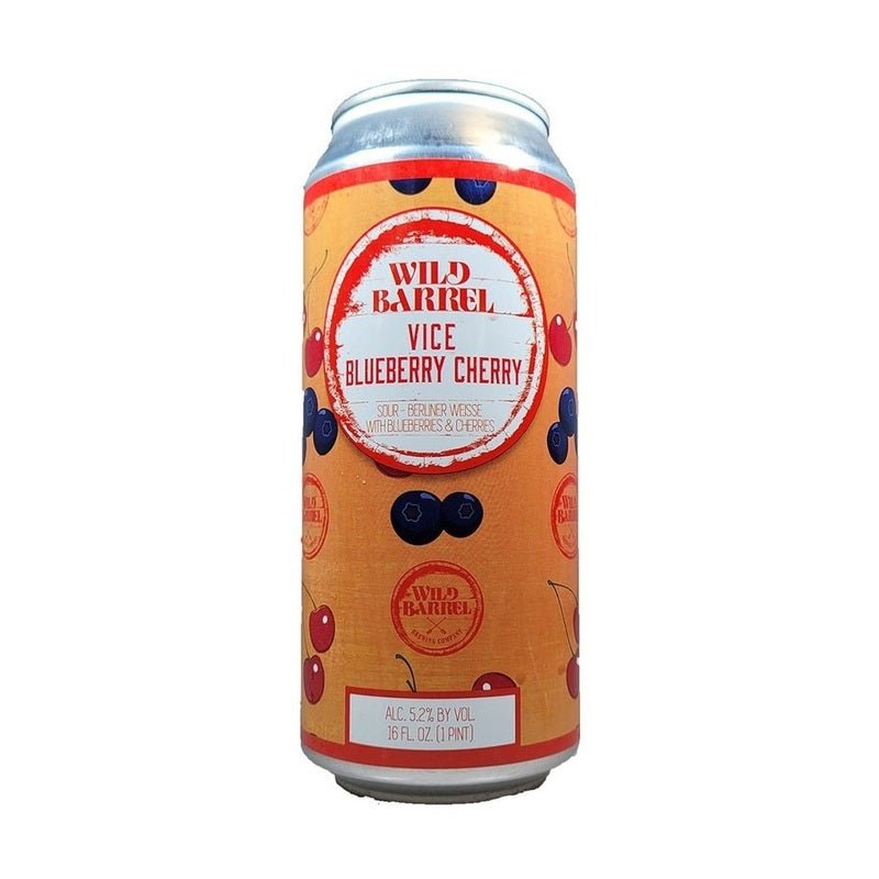 Wild Barrel Brewing 'Vice Blueberry Cherry' Sour Ale Beer 4-Pack - Vintage Wine & Spirits