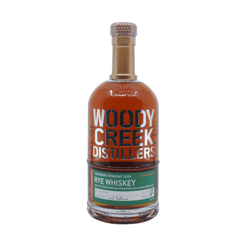 Woody Creek Distillers Cask Strength Colorado Straight Rye Whiskey - Vintage Wine & Spirits