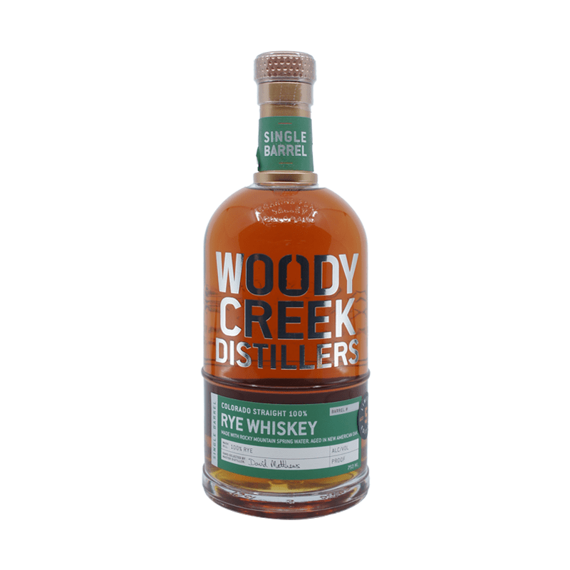 Woody Creek Distillers Single Barrel Colorado Straight Rye Whiskey - Vintage Wine & Spirits