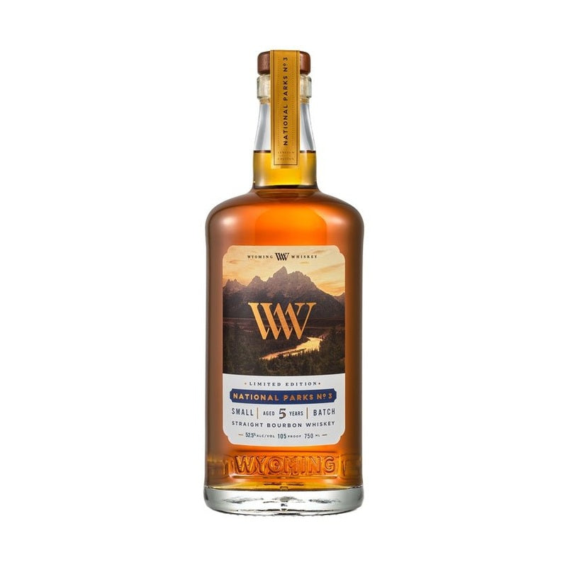 Wyoming Whiskey National Parks No. 3 Small Batch 5 Year Old Straight Bourbon Whiskey - Vintage Wine & Spirits