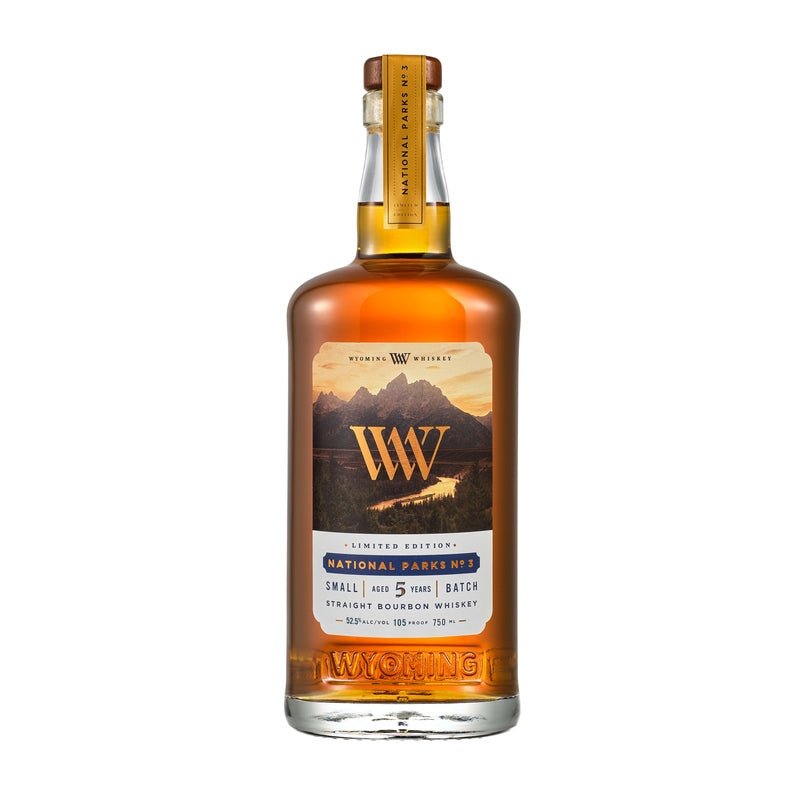 Wyoming Whiskey National Parks No. 3 Small Batch 5 Year Old Straight Bourbon Whiskey - Vintage Wine & Spirits