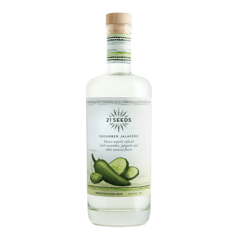 21 Seeds Cucumber Jalapeno Infused Blanco Tequila - Vintage Wine & Spirits