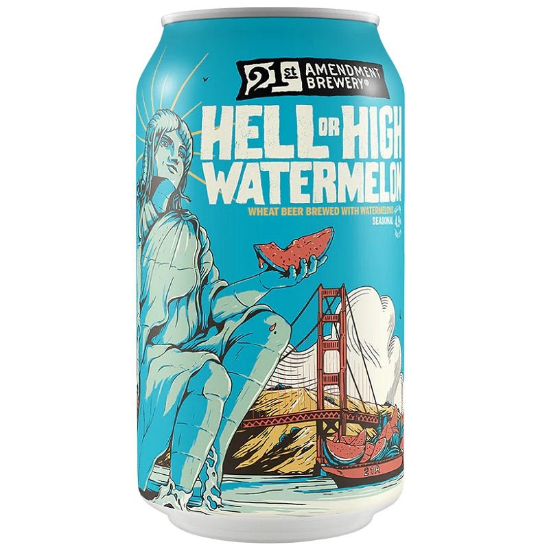 21st Amendment Brewery Hell or High Watermelon Wheat Beer 6-Pack - Vintage Wine & Spirits