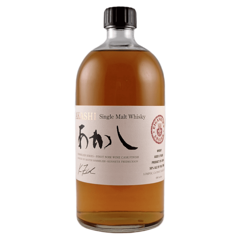 Akashi Sommelier Series Pinot Noir Finish White Oak Single Malt Whisky - Vintage Wine & Spirits