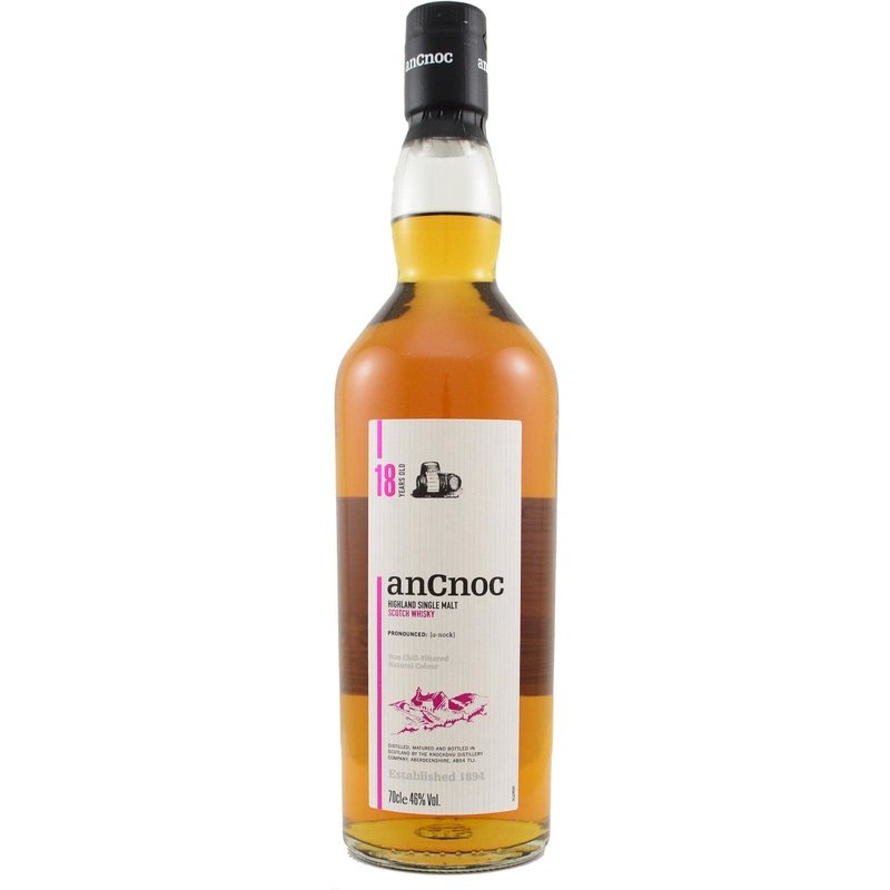 AnCnoc 18 Year Old Highland Single Malt Scotch Whisky - Vintage Wine & Spirits