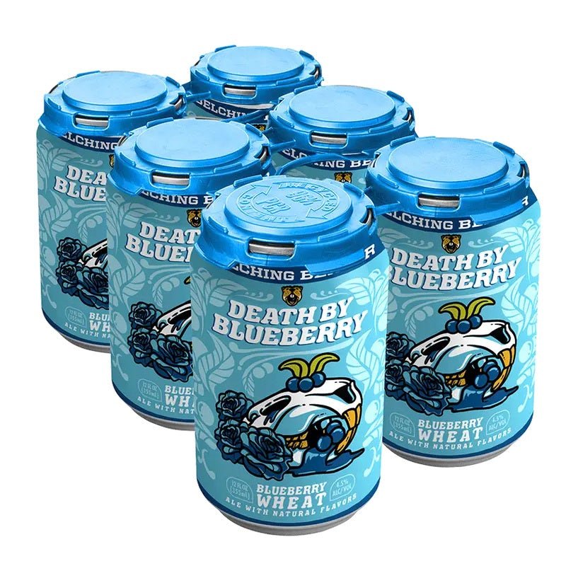 Belching Beaver 'Death by Blueberry' Wheat Ale Beer 6-Pack - Vintage Wine & Spirits