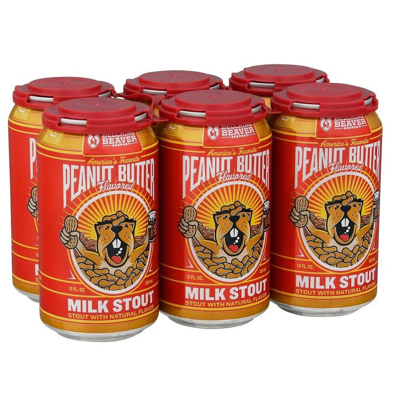 Belching Beaver Peanut Butter Milk Stout Beer 6-Pack - Vintage Wine & Spirits