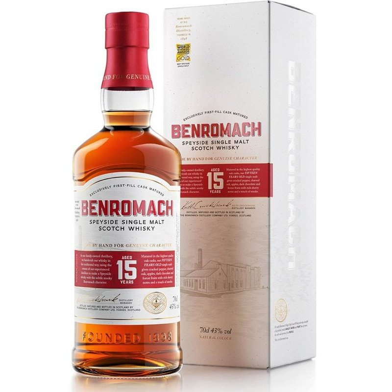 Benromach 15 Year Old Speyside Single Malt Scotch Whisky - Vintage Wine & Spirits