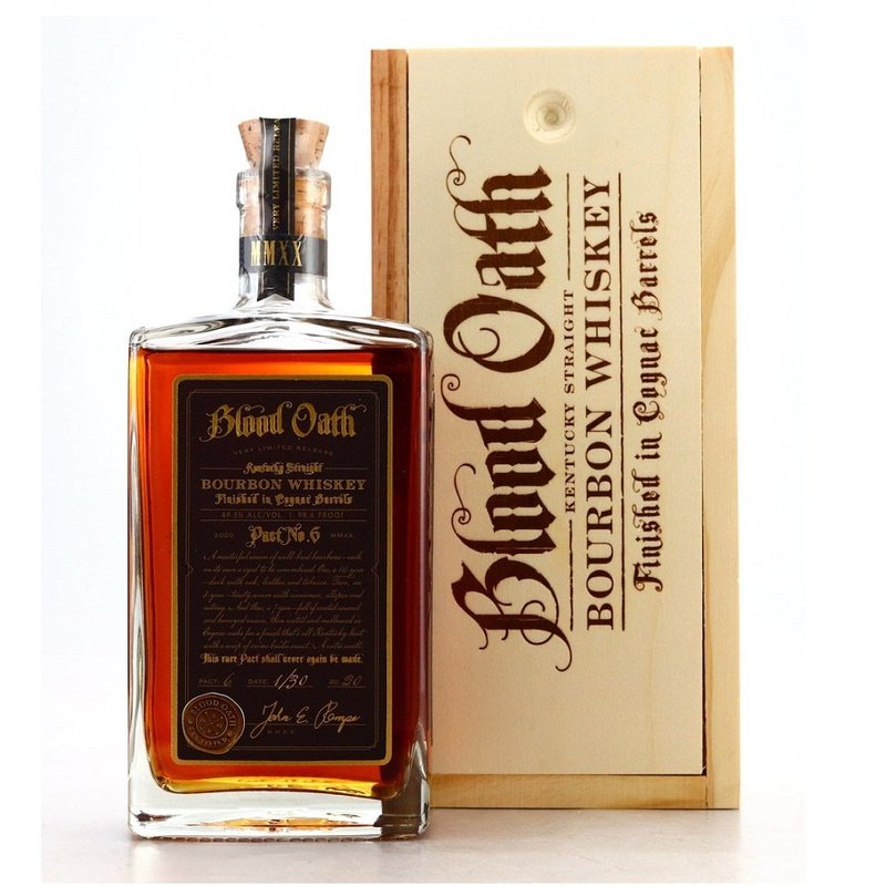 Blood Oath Pact No. 6 Cognac Barrels Finish Kentucky Straight Bourbon Whiskey - Vintage Wine & Spirits