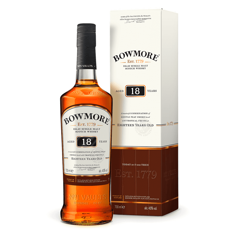 Bowmore 18 Years Old Islay Single Malt Scotch Whisky - Vintage Wine & Spirits
