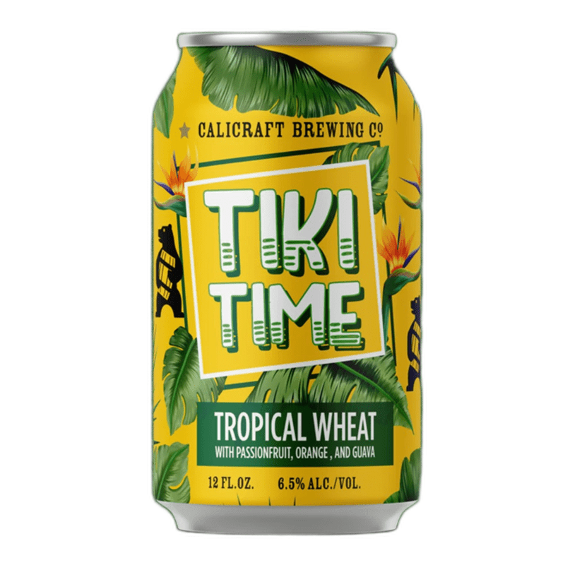 Calicraft Brewing Co. Tiki Time Tropical Wheat Beer 6-pack - Vintage Wine & Spirits