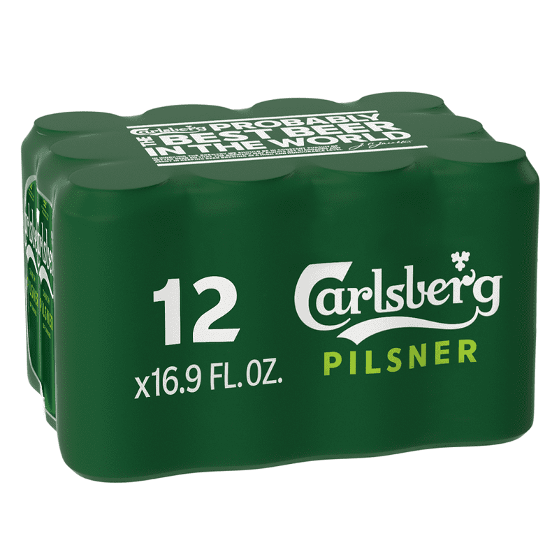 Carlsberg Danish Pilsner Beer 12-Pack - Vintage Wine & Spirits