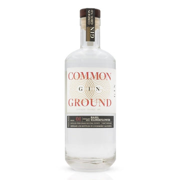Common Ground Recipe 01 Basil & Elderflower Gin - Vintage Wine & Spirits