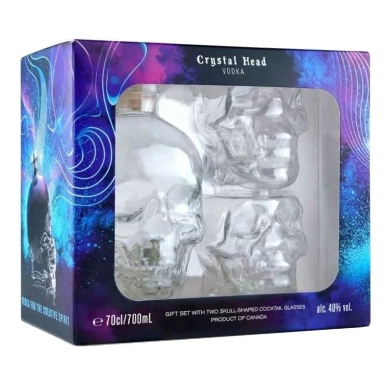 Crystal Head Original Vodka w/2 Head Glasses Gift Set - Vintage Wine & Spirits