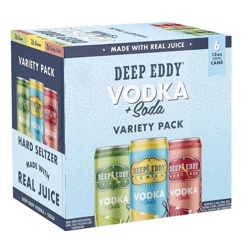 Deep Eddy Vodka + Soda Variety 6-Pack - Vintage Wine & Spirits