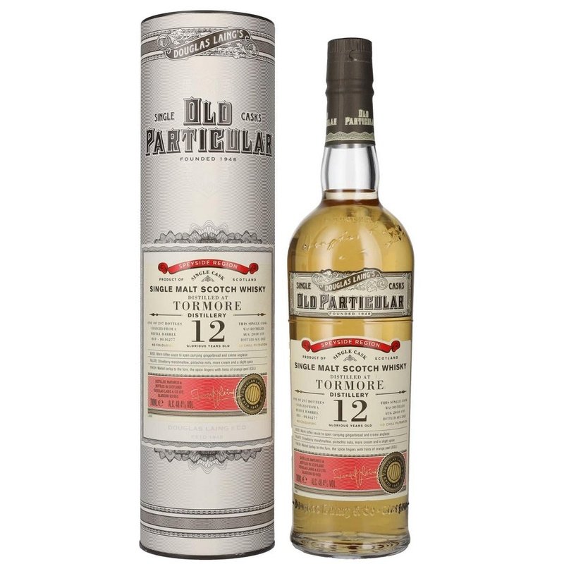 Douglas Laing's Old Particular 12 Year Old Tormore Single Malt Scotch Whisky - Vintage Wine & Spirits