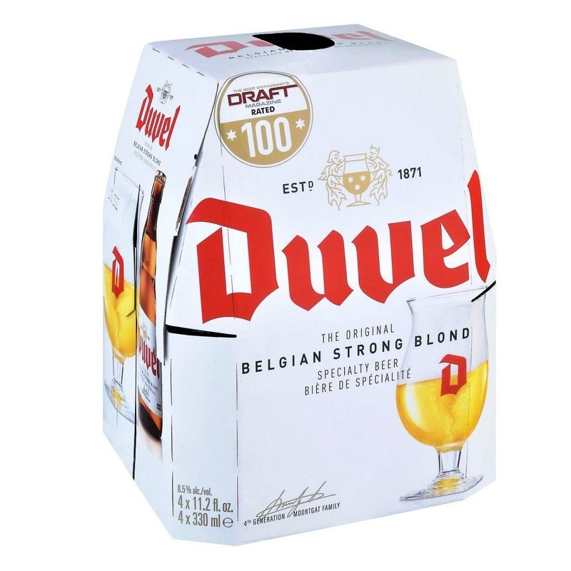 Duvel Belgian Strong Blond Beer 4-Pack - Vintage Wine & Spirits