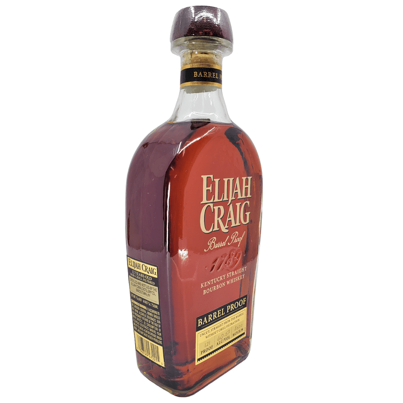 Elijah Craig 12 Year Old Barrel Proof Batch #B522 Kentucky Straight Bourbon Whiskey - Vintage Wine & Spirits