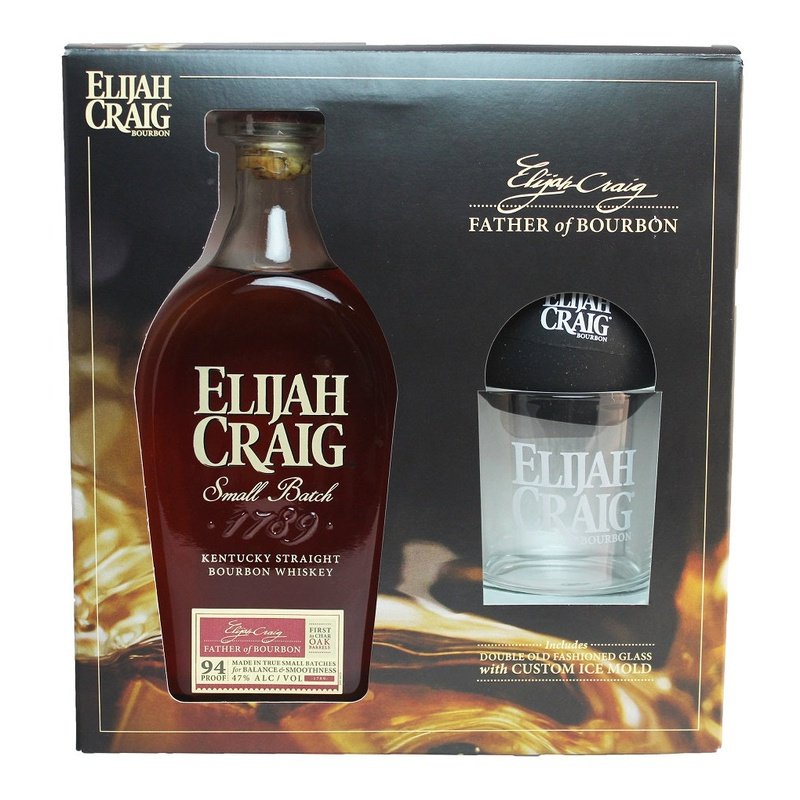 Elijah Craig Small Batch Kentucky Straight Bourbon Whiskey Gift Set - Vintage Wine & Spirits