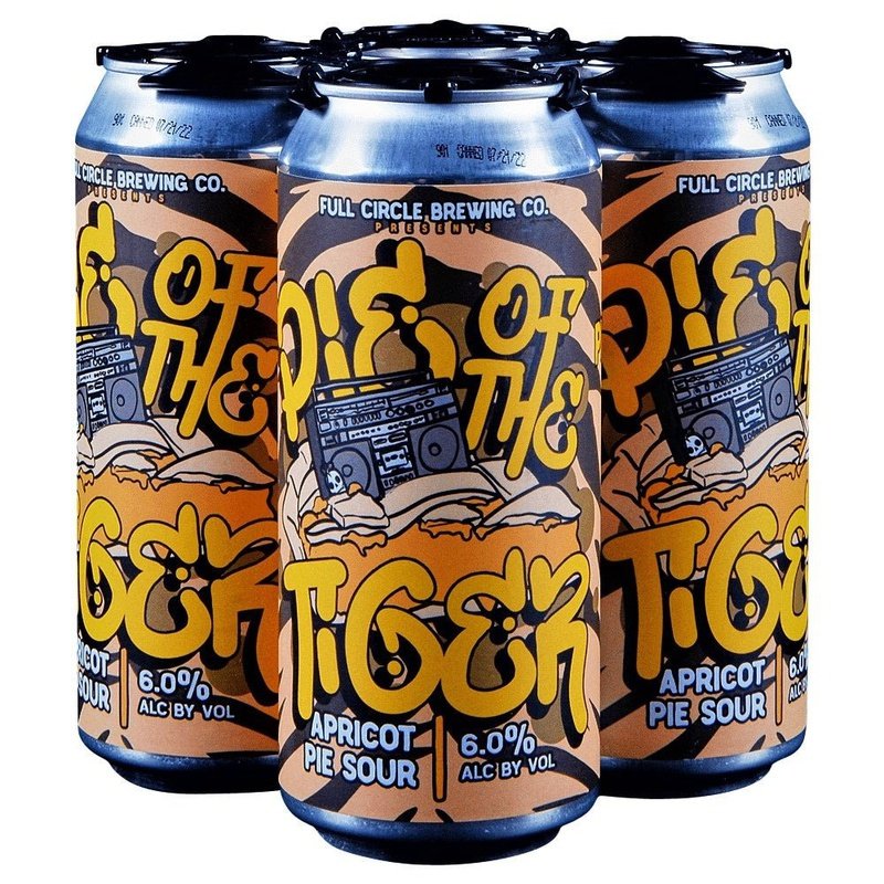 Full Circle Brewing Co. 'Pie of The Tiger' Apricot Sour Ale Beer 4-Pack - Vintage Wine & Spirits