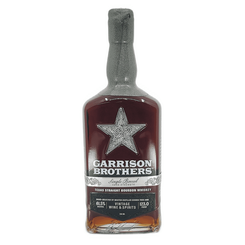 Garrison Brothers Single Barrel Texas Straight Bourbon Whiskey VWS Selection signed by Dan Garrison - Vintage Wine & Spirits