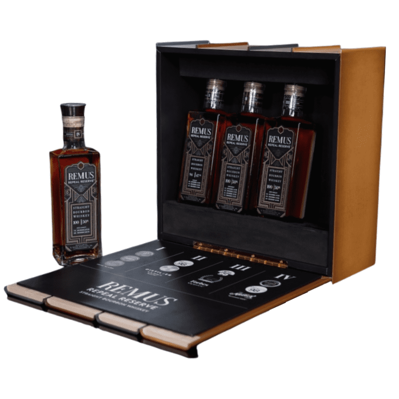 George Remus Repeal Reserve Straight Bourbon Whiskey Set 4-Pack 375ml - Vintage Wine & Spirits