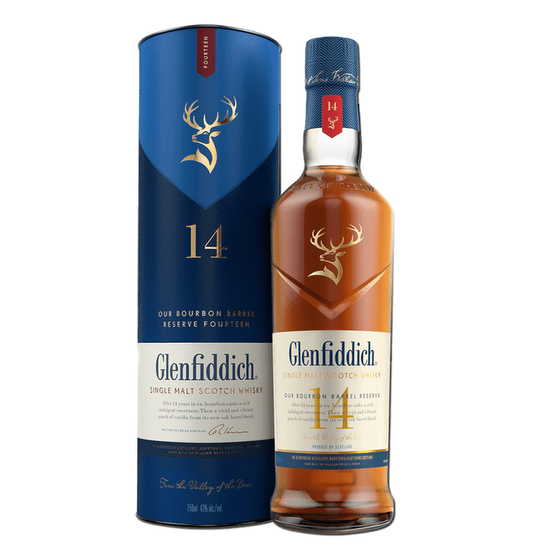 Glenfiddich 14 Year Bourbon Barrel Reserve Single Malt Scotch Whisky - Vintage Wine & Spirits
