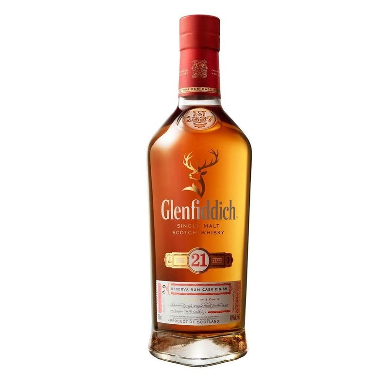 Glenfiddich 21 Year Old Reserva Rum Cask Finish Single Malt Scotch Whisky - Vintage Wine & Spirits
