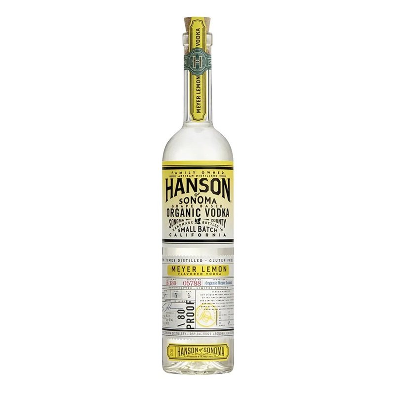 Hanson of Sonoma Organic Meyer Lemon Flavored Vodka - Vintage Wine & Spirits