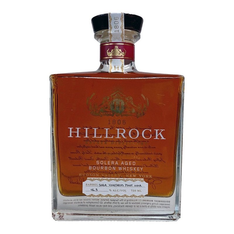 Hillrock Solera Aged Pinot Noir Finish Bourbon Whiskey - Vintage Wine & Spirits